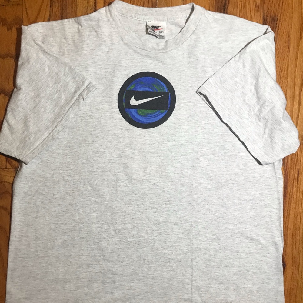 VTG 1995 Nike Tie Dye Speed Globe T Shirt USA OG